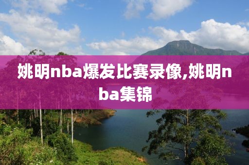 姚明nba爆发比赛录像,姚明nba集锦