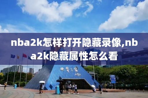 nba2k怎样打开隐藏录像,nba2k隐藏属性怎么看