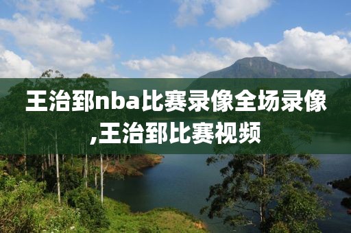 王治郅nba比赛录像全场录像,王治郅比赛视频