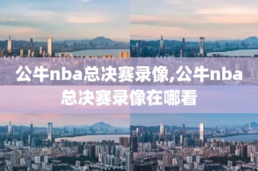 公牛nba总决赛录像,公牛nba总决赛录像在哪看