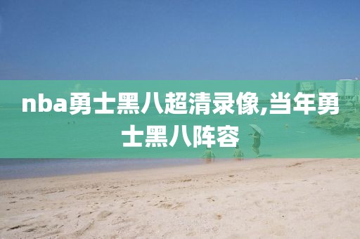 nba勇士黑八超清录像,当年勇士黑八阵容