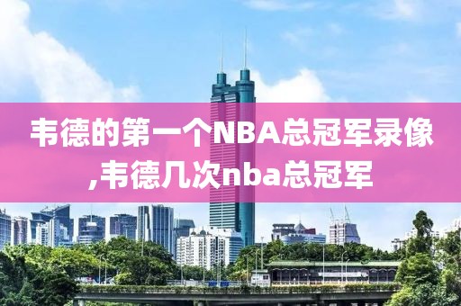 韦德的第一个NBA总冠军录像,韦德几次nba总冠军