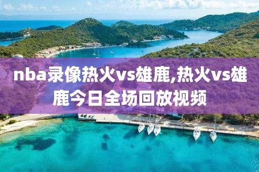 nba录像热火vs雄鹿,热火vs雄鹿今日全场回放视频