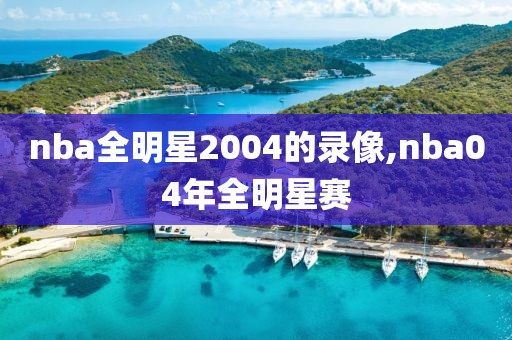 nba全明星2004的录像,nba04年全明星赛