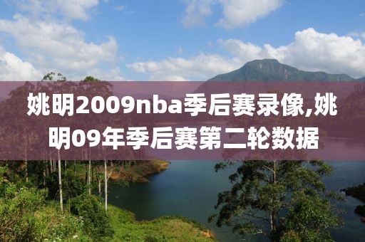 姚明2009nba季后赛录像,姚明09年季后赛第二轮数据