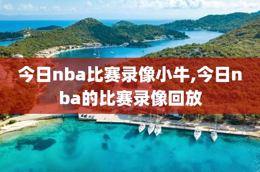 今日nba比赛录像小牛,今日nba的比赛录像回放