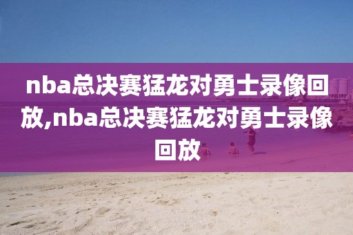 nba总决赛猛龙对勇士录像回放,nba总决赛猛龙对勇士录像回放