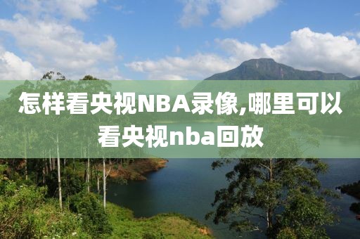 怎样看央视NBA录像,哪里可以看央视nba回放