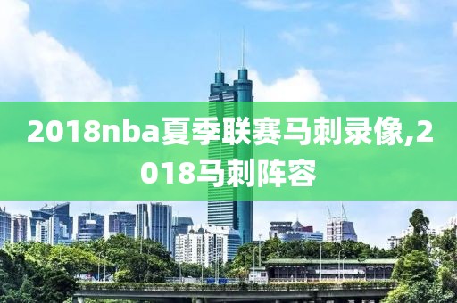 2018nba夏季联赛马刺录像,2018马刺阵容