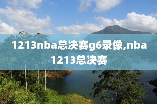 1213nba总决赛g6录像,nba1213总决赛