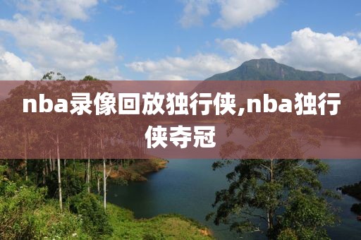 nba录像回放独行侠,nba独行侠夺冠