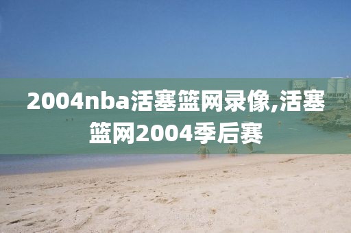 2004nba活塞篮网录像,活塞篮网2004季后赛
